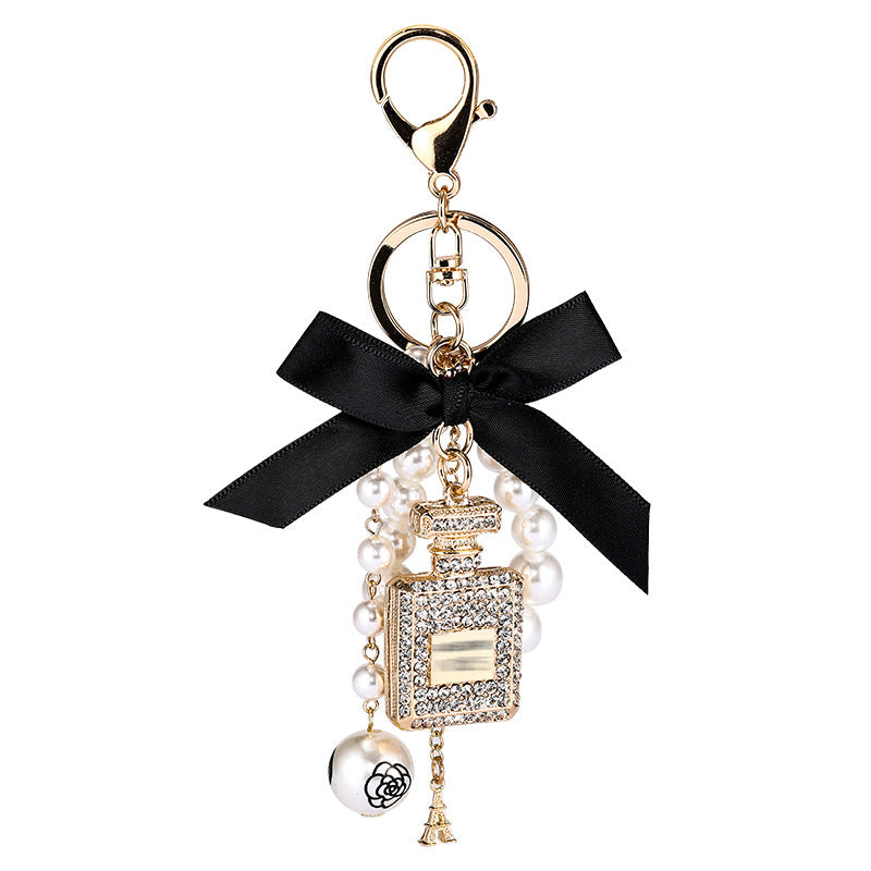 Wholesale Butterfly Pearl Zinc Alloy Keychains